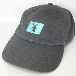 Dutch Bros Baseball Cap Hat Gray Blue Windmill Logo Gently Used